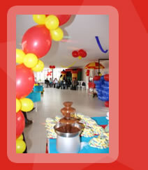 todo incluido para fiestas infantiles. Decoracion, alimentos, juegos y mas.